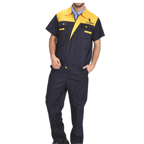 Summer Workwear Black-Yellow Clothes For Men